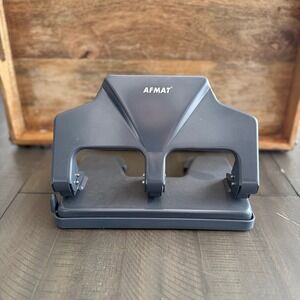 AFMAT Heavy Duty‎ Adjustable 3 Hole Punch Metal Paper Punch
